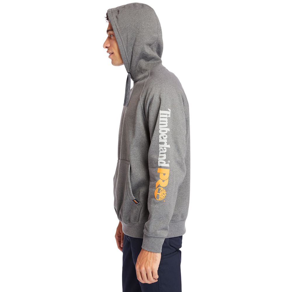 Sudadera Timberland Argentina Hombre - Pro® Hood Honcho Sport Hoodie - Gris Oscuro - JKHDFI-763